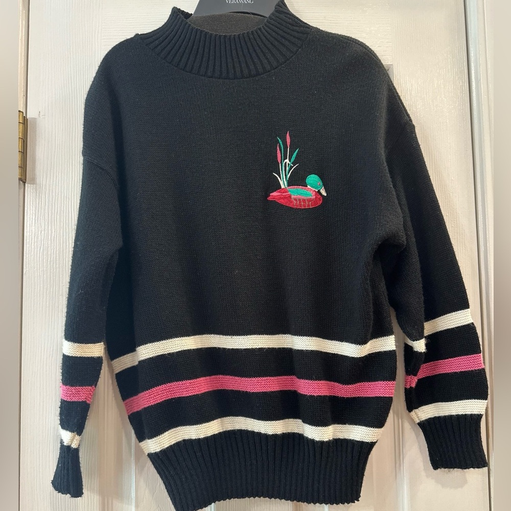 Vintage Keneth Too mock neck Duck sweater